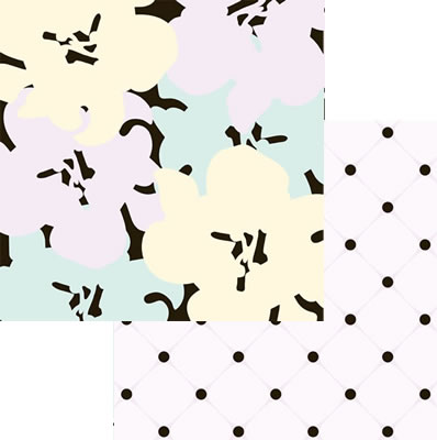 Luxe Designs - Ski Bunny 12x12 d/sided paper  (pack of 10)